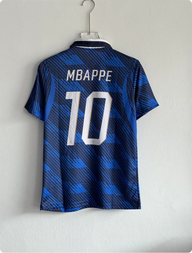 FRANCE 2026 HOME KIT MBAPPE POLO EMBROIDERY PREMIUM