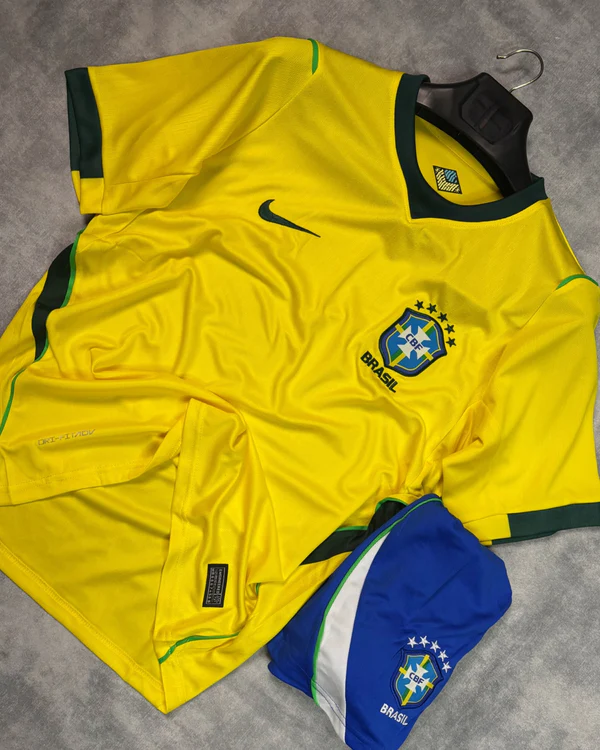Brazil Home 2025-26 Jersey Set