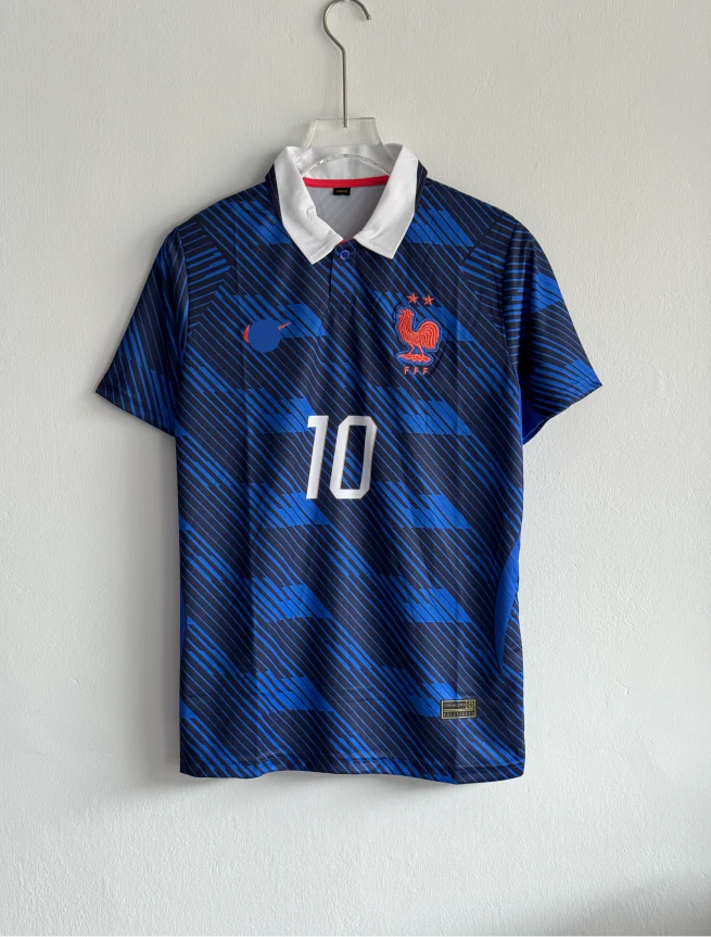 FRANCE 2026 HOME KIT MBAPPE POLO EMBROIDERY PREMIUM