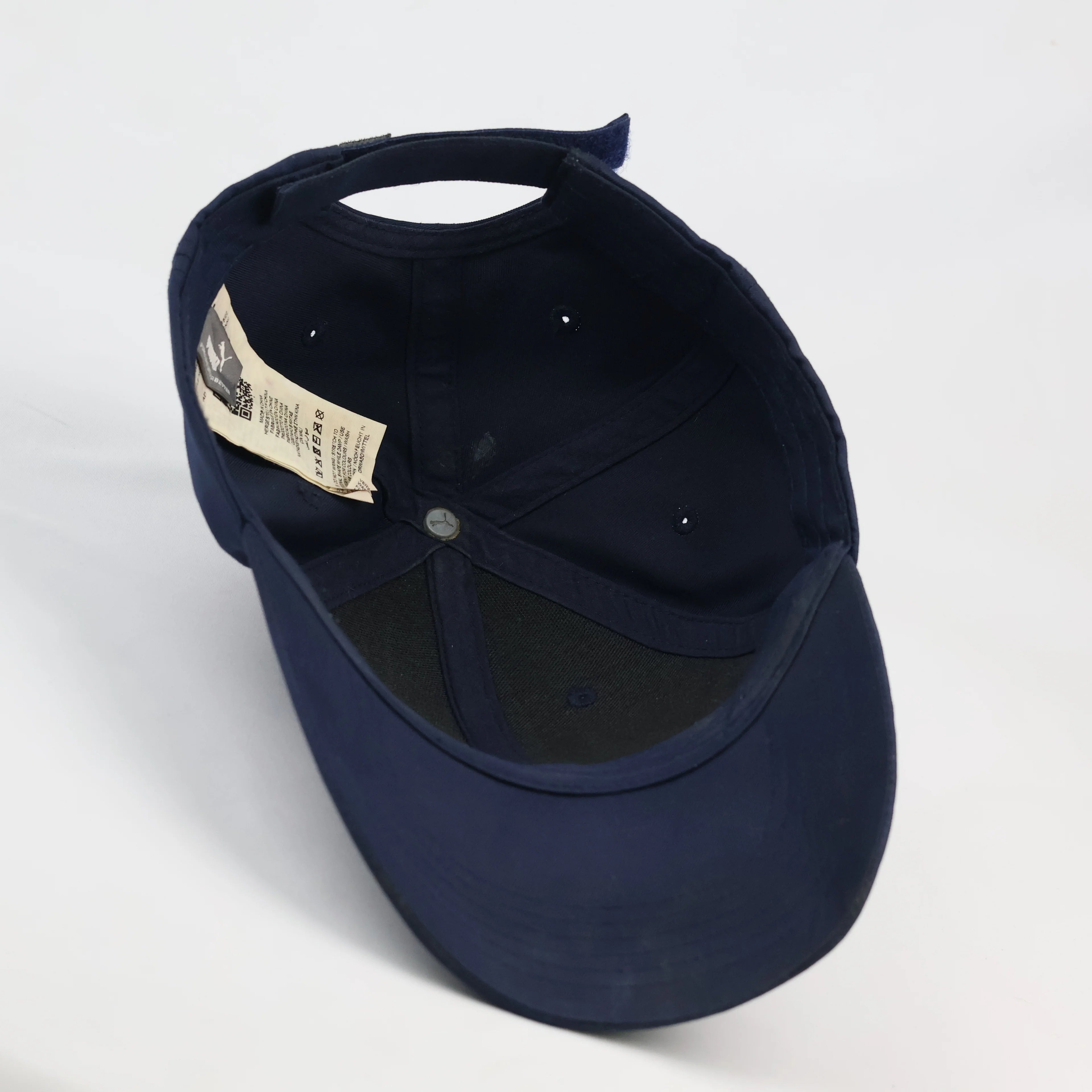 Thrifted Puma Essentials Strapback Hat | Dark Navy | 55-57cm
