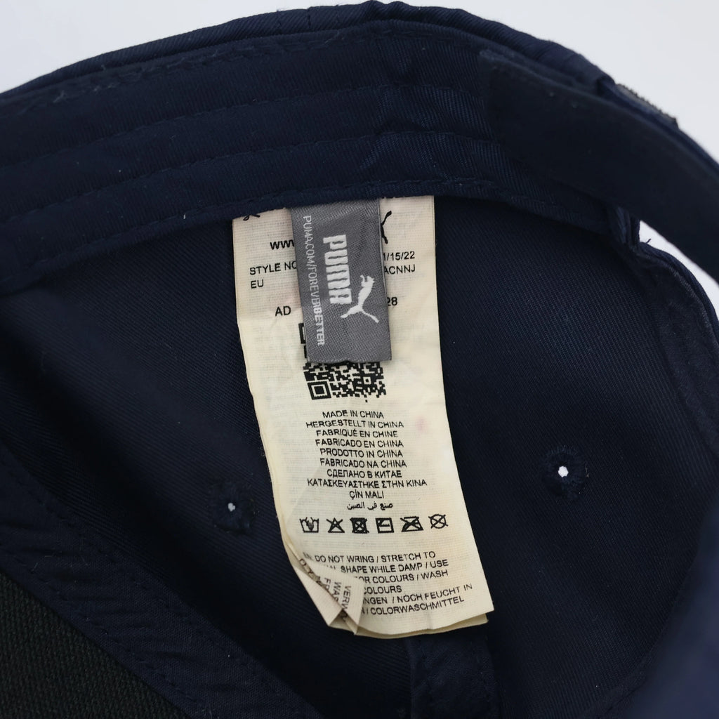 Thrifted Puma Essentials Strapback Hat | Dark Navy | 55-57cm