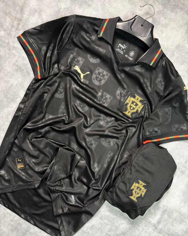 Portugal Black Special Edition 2025-26 Jersey Set