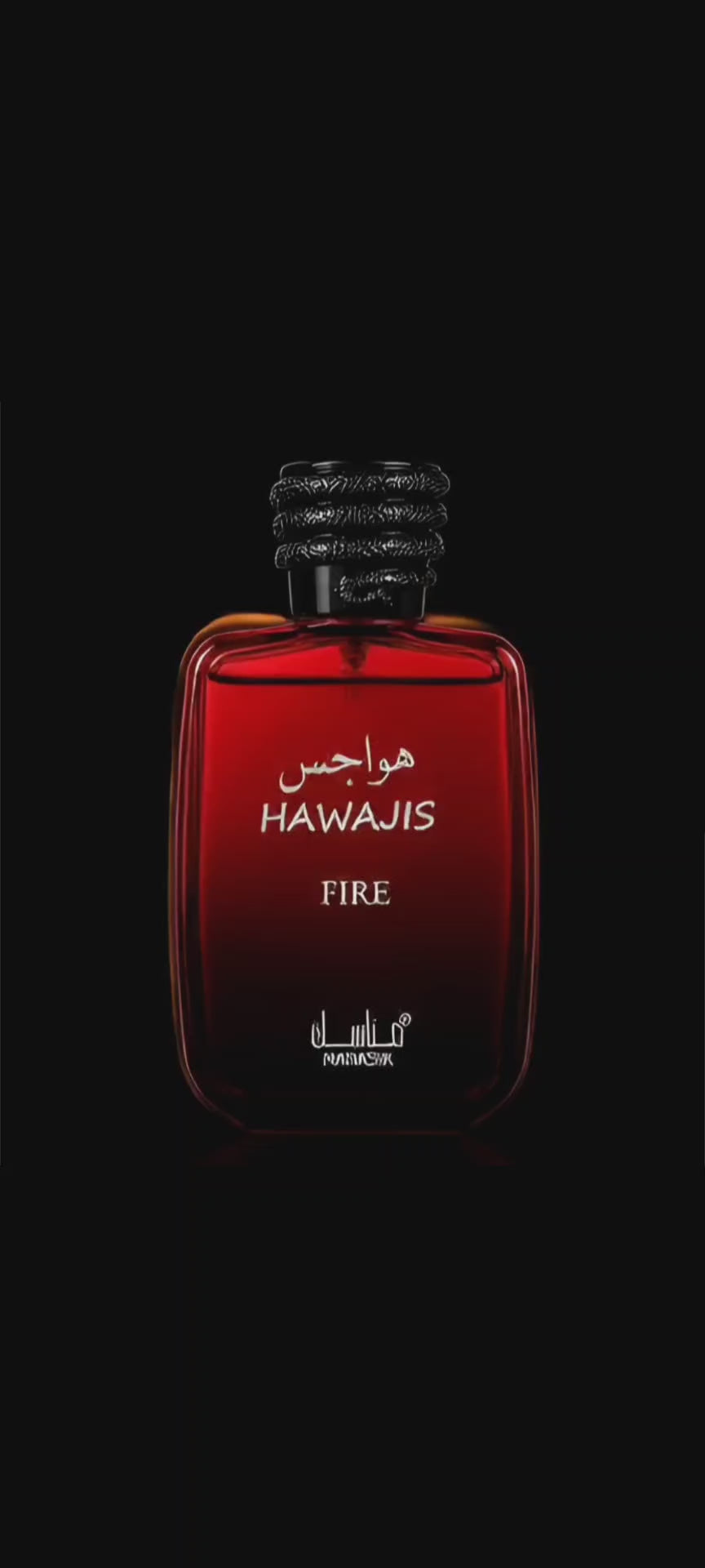 Hawajis Fire Eau De Parfum by Manasik – Long Lasting Unisex Perfume | Warm Spicy & Woody Fragrance | 100ml