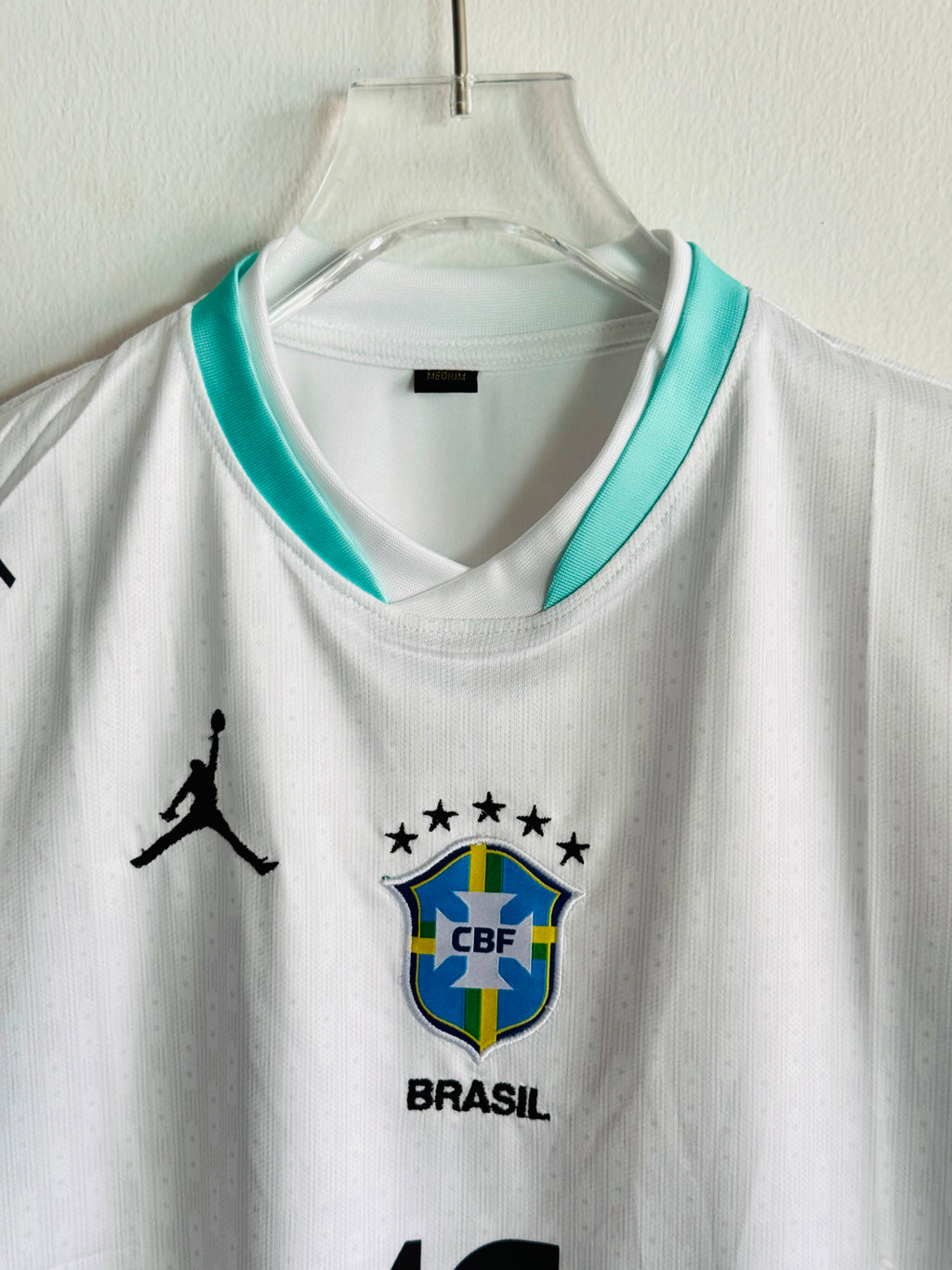 BRAZIL 2026 WHITE KIT NEYMER EMBROIDERY PREMIUM