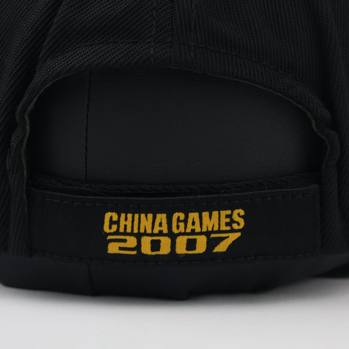 Vintage Adidas NBA China Games Ball Cap - Black & Yellow Strapback
