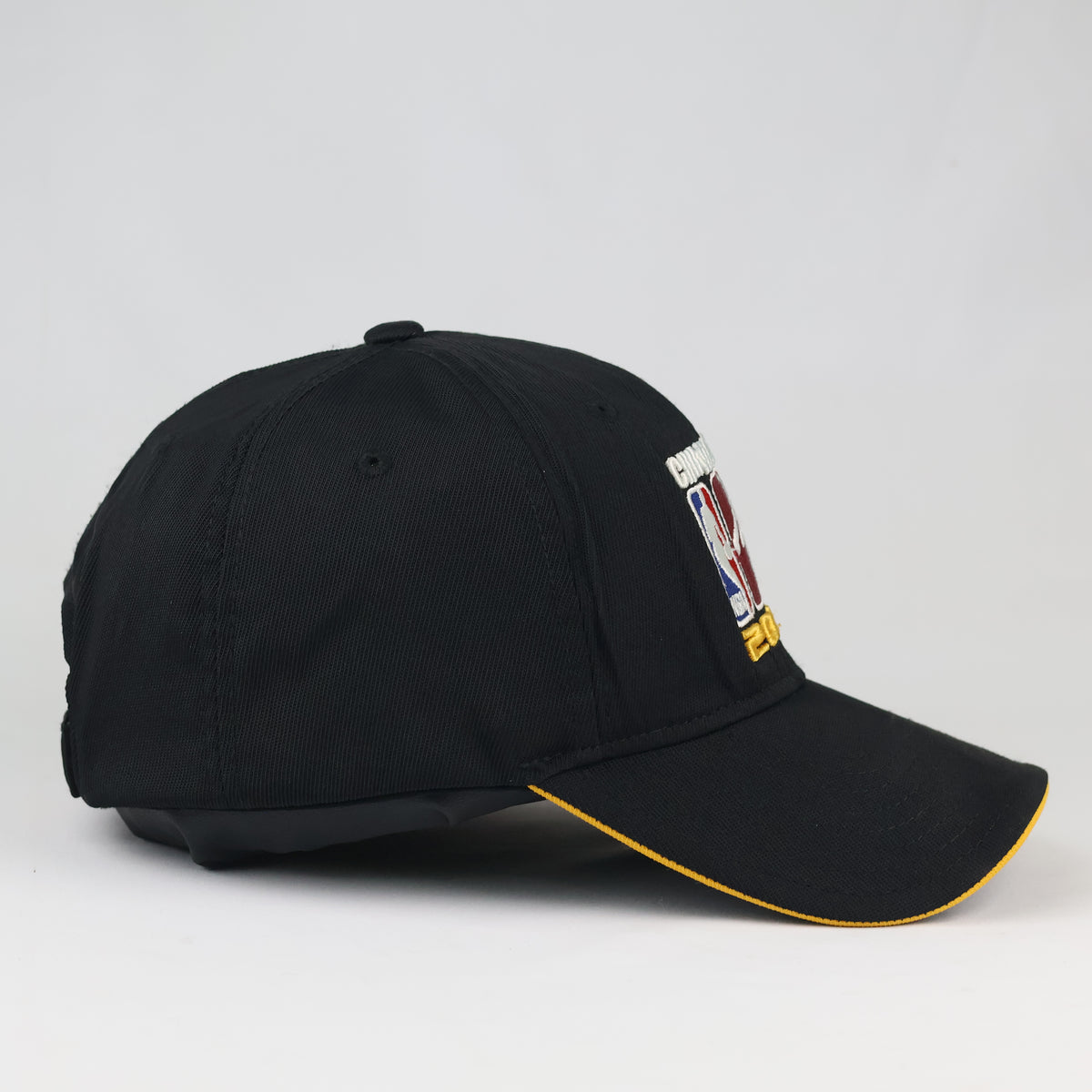 Vintage Adidas NBA China Games Ball Cap - Black & Yellow Strapback