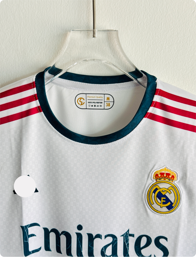 REAL MADRID 26-27 HOME KIT BELINGHAM EMBROIDERY