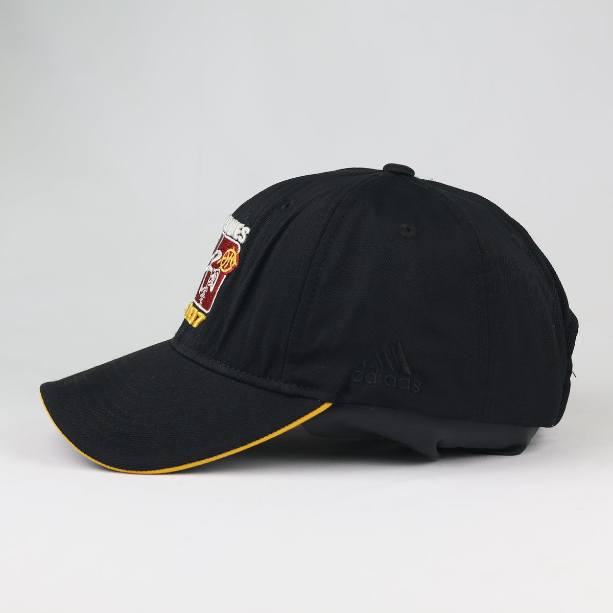 Vintage Adidas NBA China Games Ball Cap - Black & Yellow Strapback