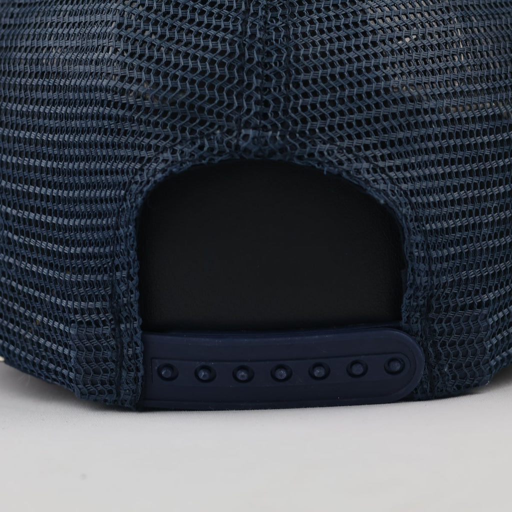 Thrifted Navy Mesh Snapback Cap | Adjustable Size 56-58cm