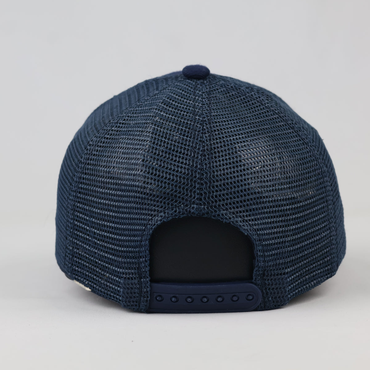 Thrifted Navy Mesh Snapback Cap | Adjustable Size 56-58cm