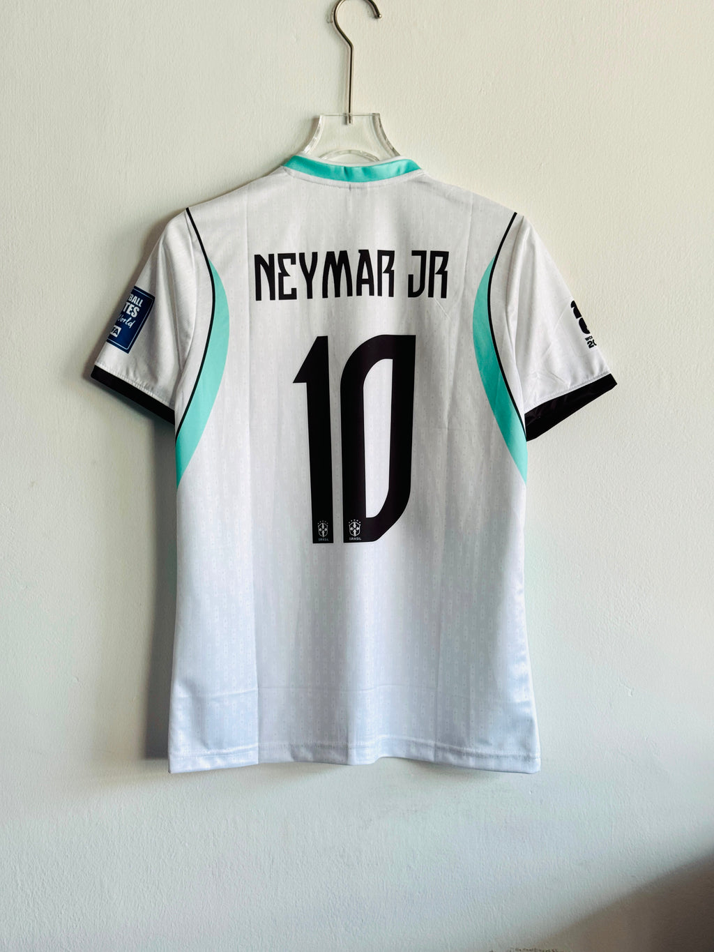 BRAZIL 2026 WHITE KIT NEYMER EMBROIDERY PREMIUM