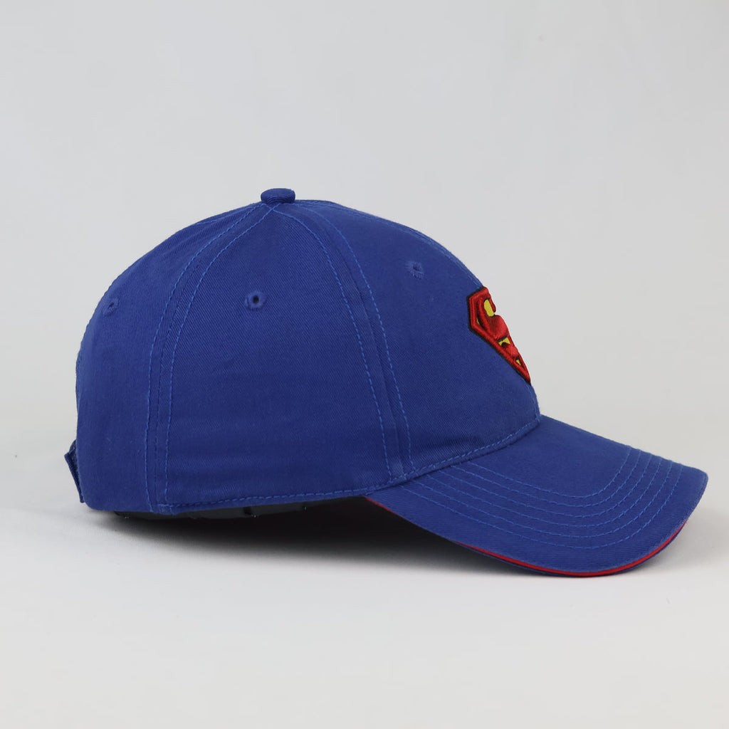 Vintage Warner Bros Superman Blue Sport Cap - DC Comics Dad Hat