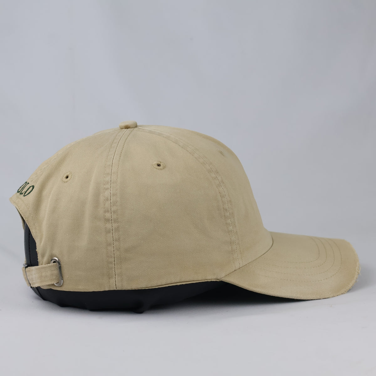 Classic Ralph Lauren Polo Baseball Cap - Khaki & Green Two-Tone Sport Hat