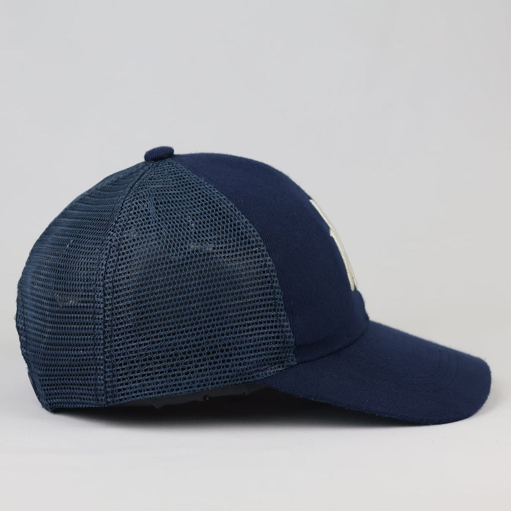 Thrifted Navy Mesh Snapback Cap | Adjustable Size 56-58cm