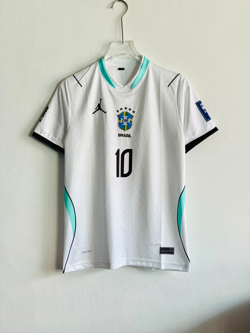 BRAZIL 2026 WHITE KIT NEYMER EMBROIDERY PREMIUM