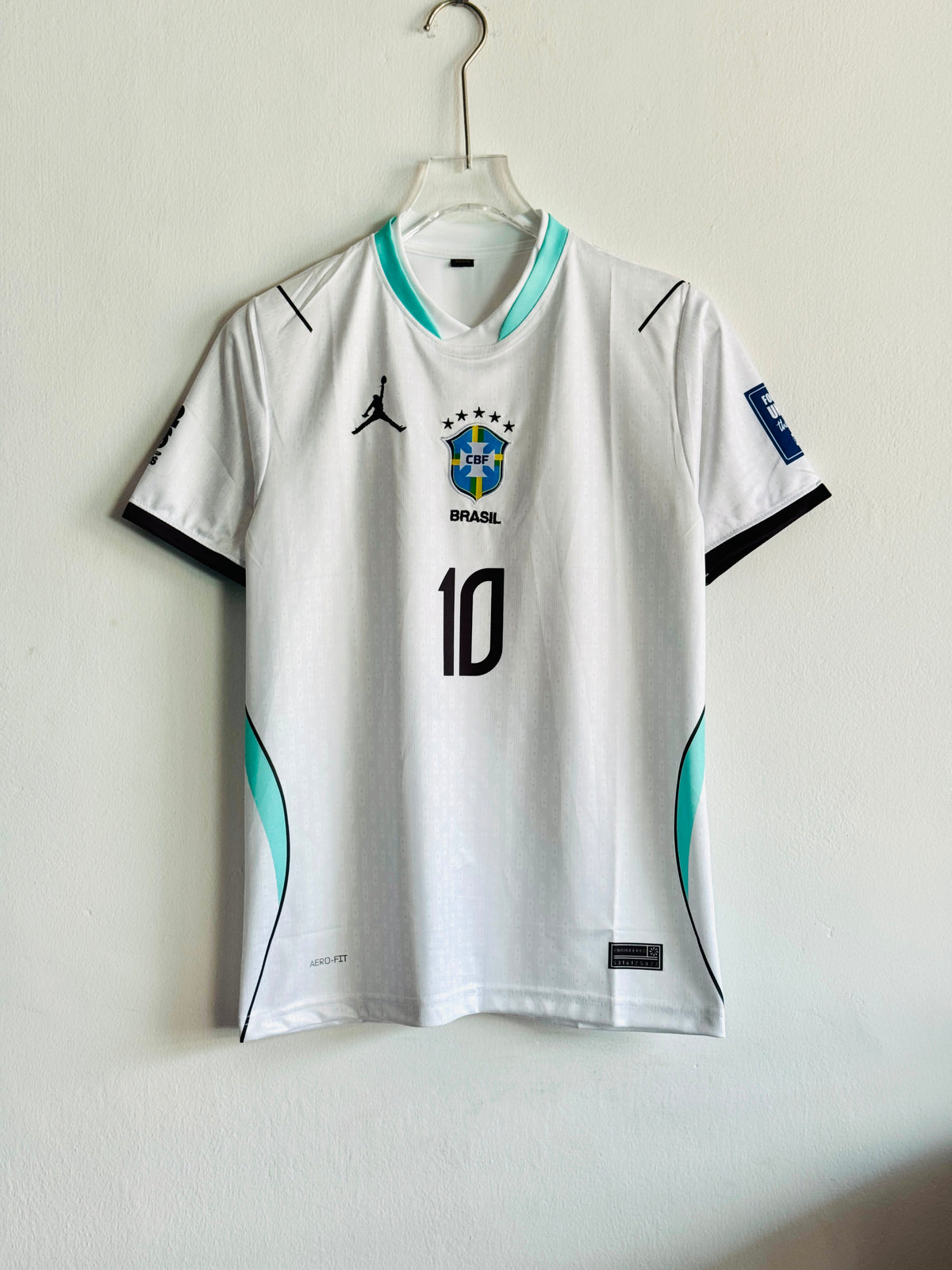 BRAZIL 2026 WHITE KIT NEYMER EMBROIDERY PREMIUM