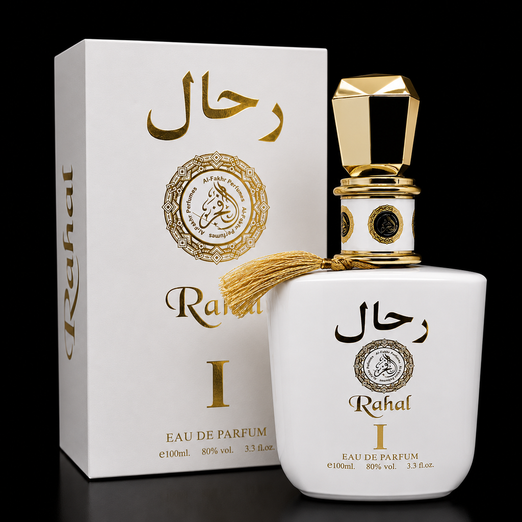 Rahal Long Lasting, 100ml Men's Liquid Perfume, Oud, Aromatic & Sweet, Soothing Fragrance - Floral Rahal Long Lasting, 100ml Men's Liquid Perfume, Oud.